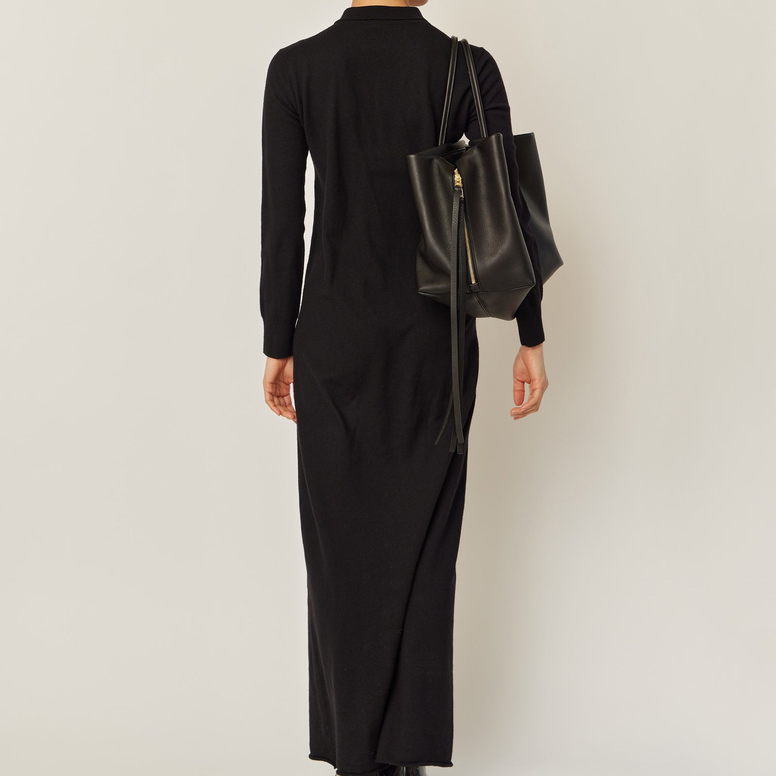 まりー RIKYU - BLACK (SHRINK LEATHER) – MARY AL TERNA