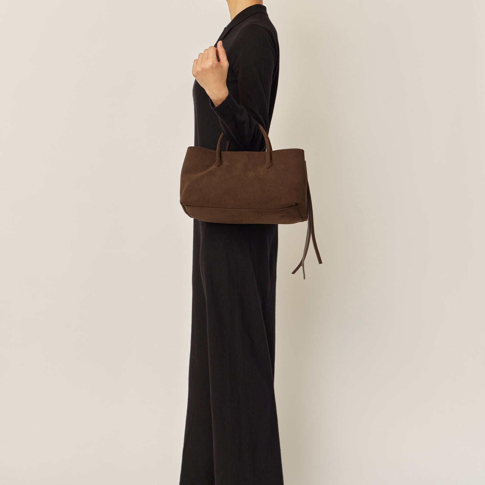 RIKYU - DARK BROWN (MICRO SUEDE) – MARY AL TERNA