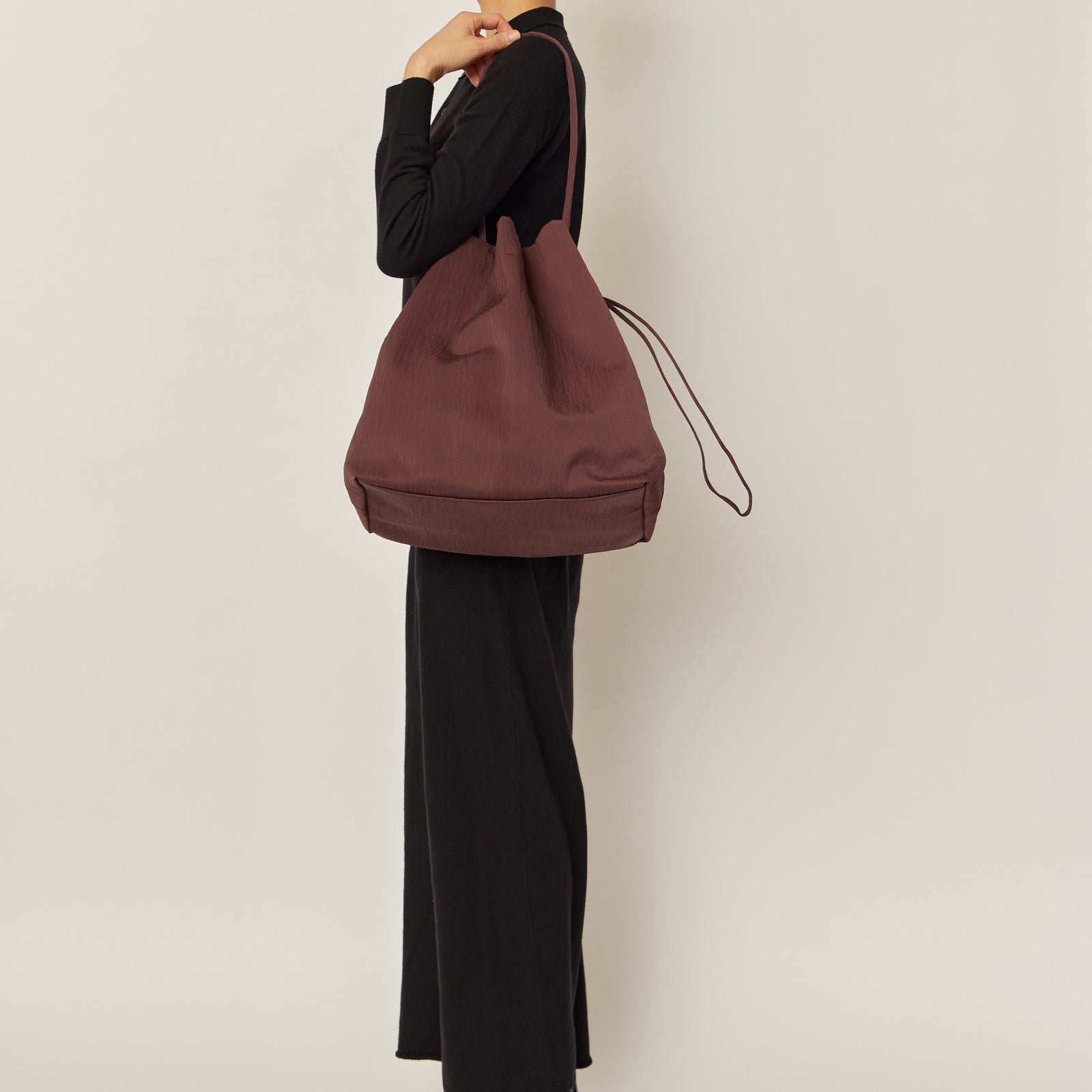 WRAPPING - DARK BROWN (RECYCLED NYLON) – MARY AL TERNA