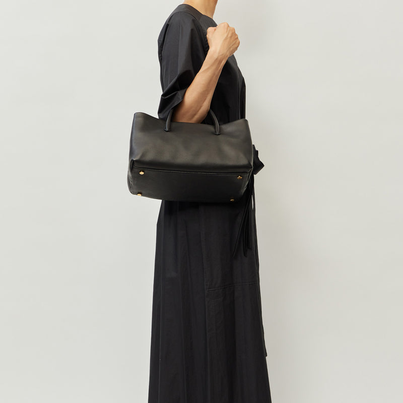 RIKYU - BLACK (SHRINK LEATHER) – MARY AL TERNA