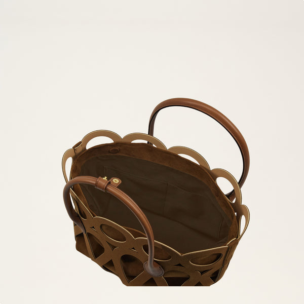 MARY AL TERNA BOW ブラウン ハンドバッグ FRAY I.D別注 MARY AL TERNA BOW ブラウン ハンドバッグ FRAY I.D別注 - メルカリ