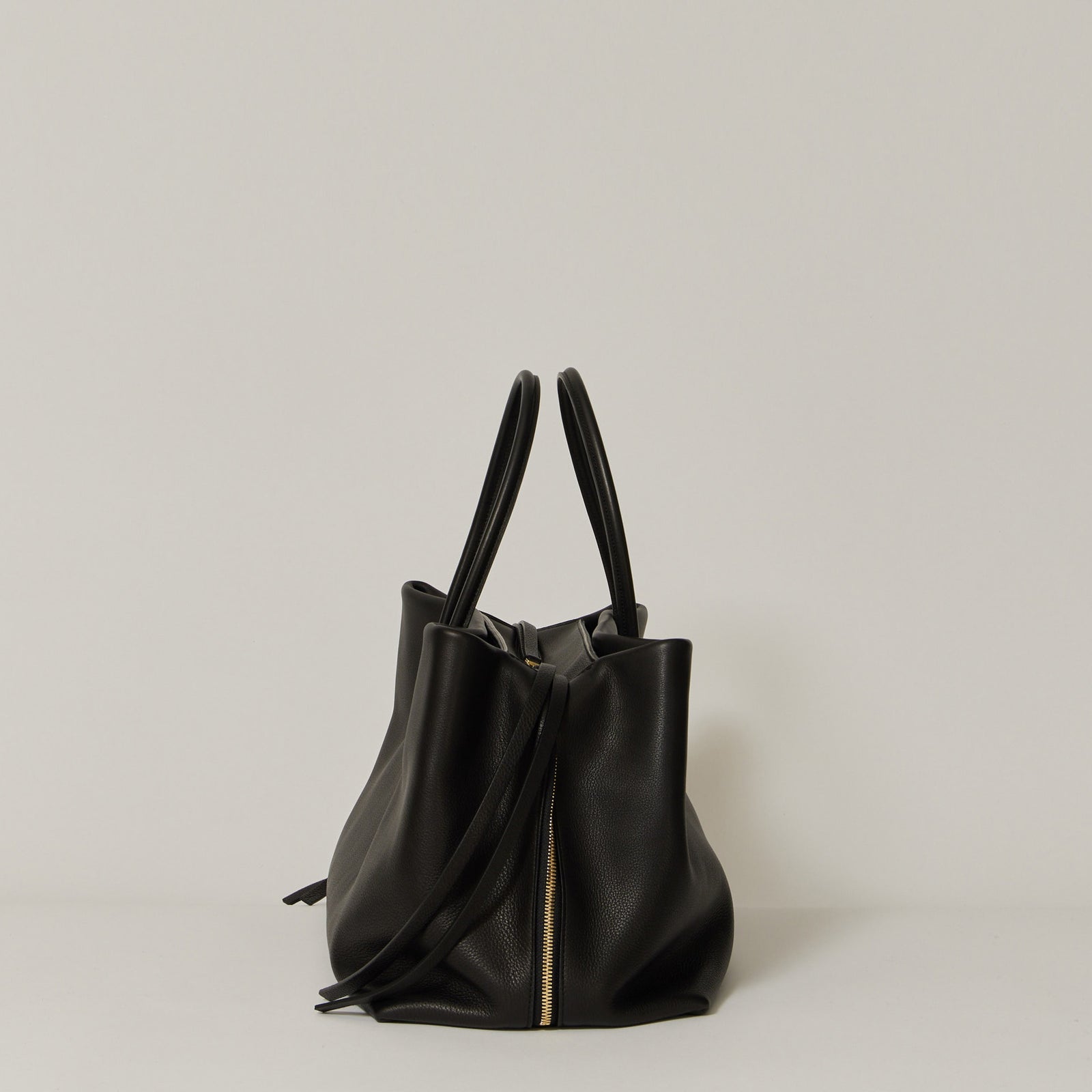 RIKYU - BLACK (SHRINK LEATHER) – MARY AL TERNA