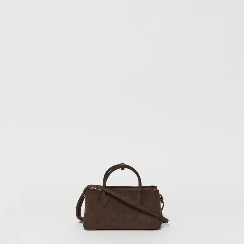 RIKYU - DARK BROWN (MICRO SUEDE) – MARY AL TERNA