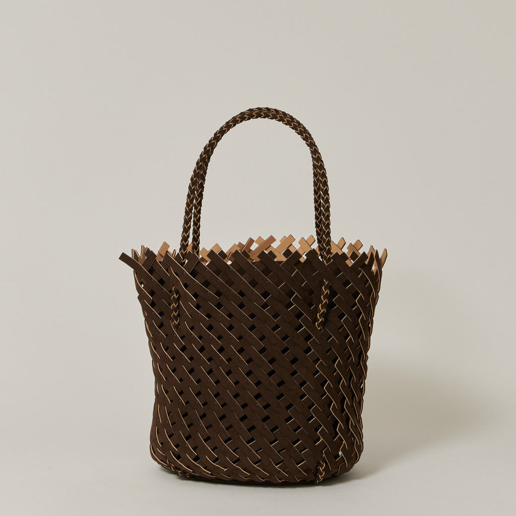 MARY AL TERNA KAGO BASKET バッグ KAGO - DARK BROWN – MARY AL TERNA