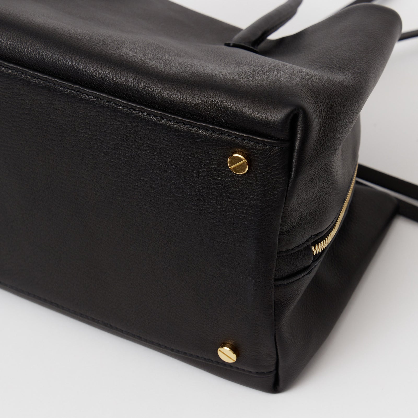 RIKYU - BLACK (SHRINK LEATHER) – MARY AL TERNA