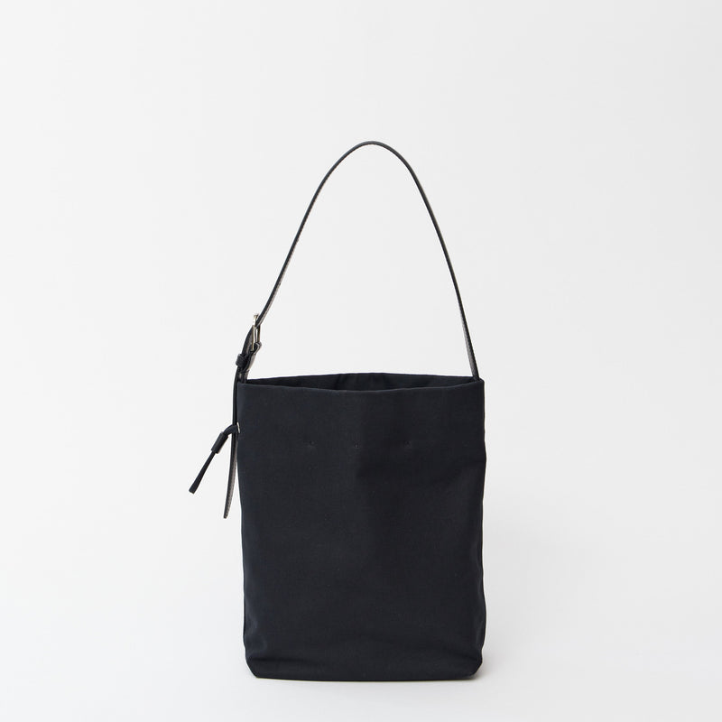 WRAPPING - BLACK (COTTON×LEATHER) – MARY AL TERNA