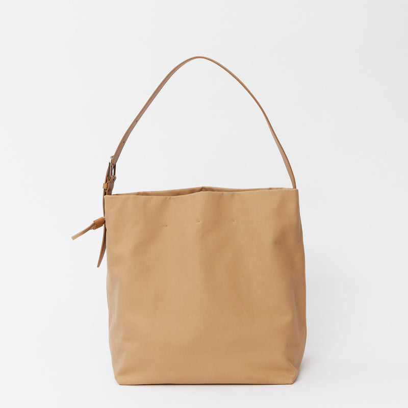 WRAPPING - BEIGE×CAMEL (COTTON×LEATHER) – MARY AL TERNA