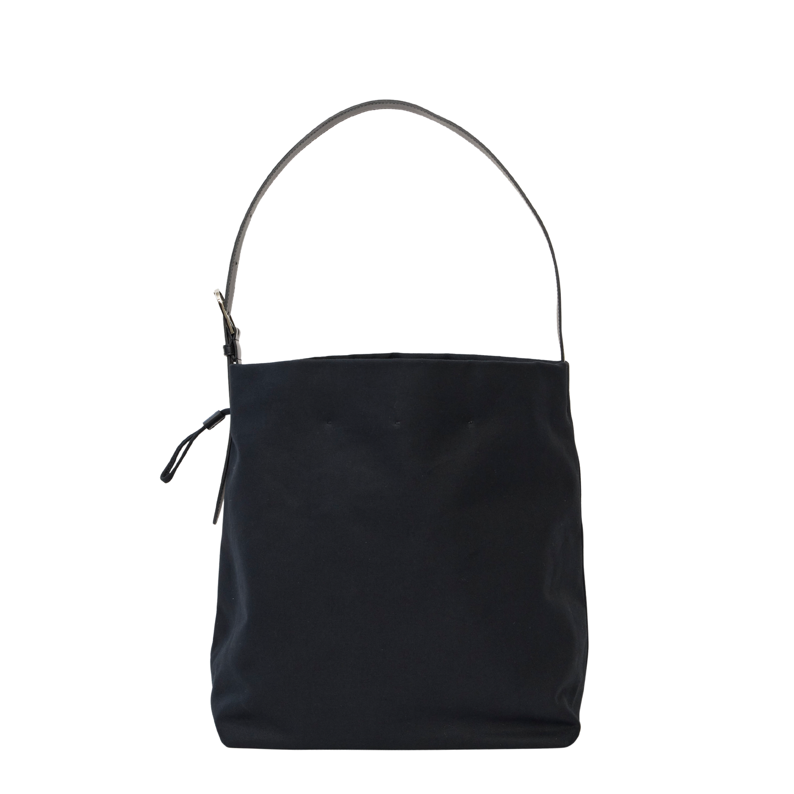 WRAPPING - BLACK (COTTON×LEATHER) – MARY AL TERNA