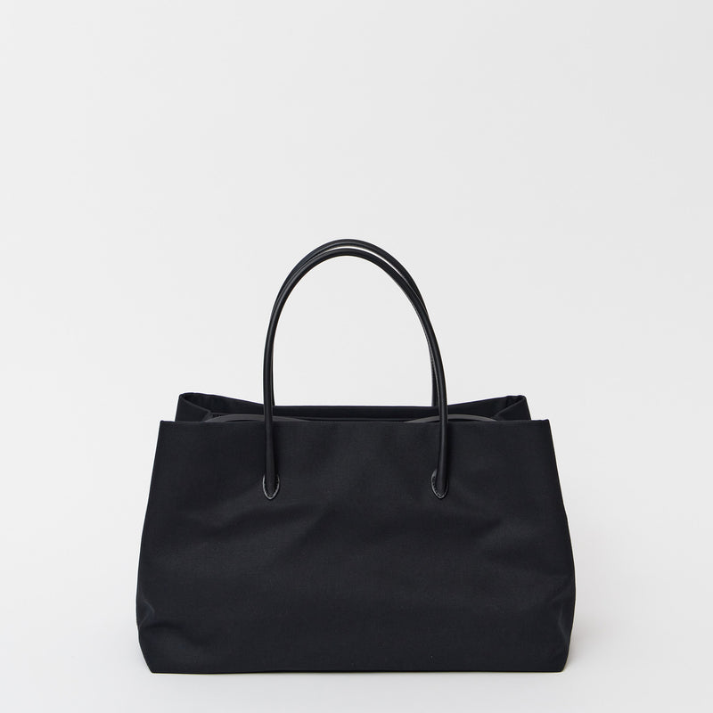 RIKYU - BLACK (COTTON×LEATHER) – MARY AL TERNA