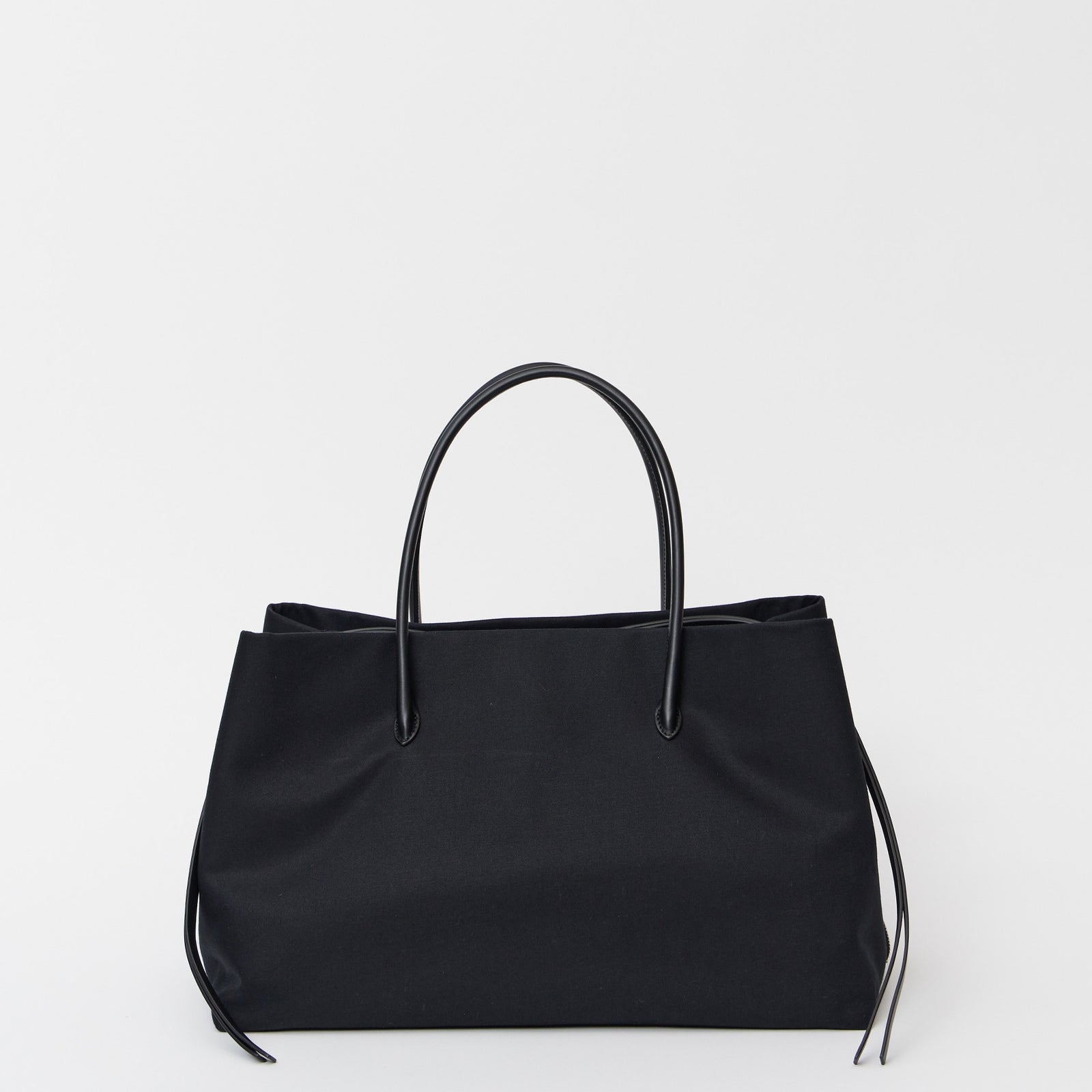 RIKYU - BLACK (COTTON×LEATHER) – MARY AL TERNA