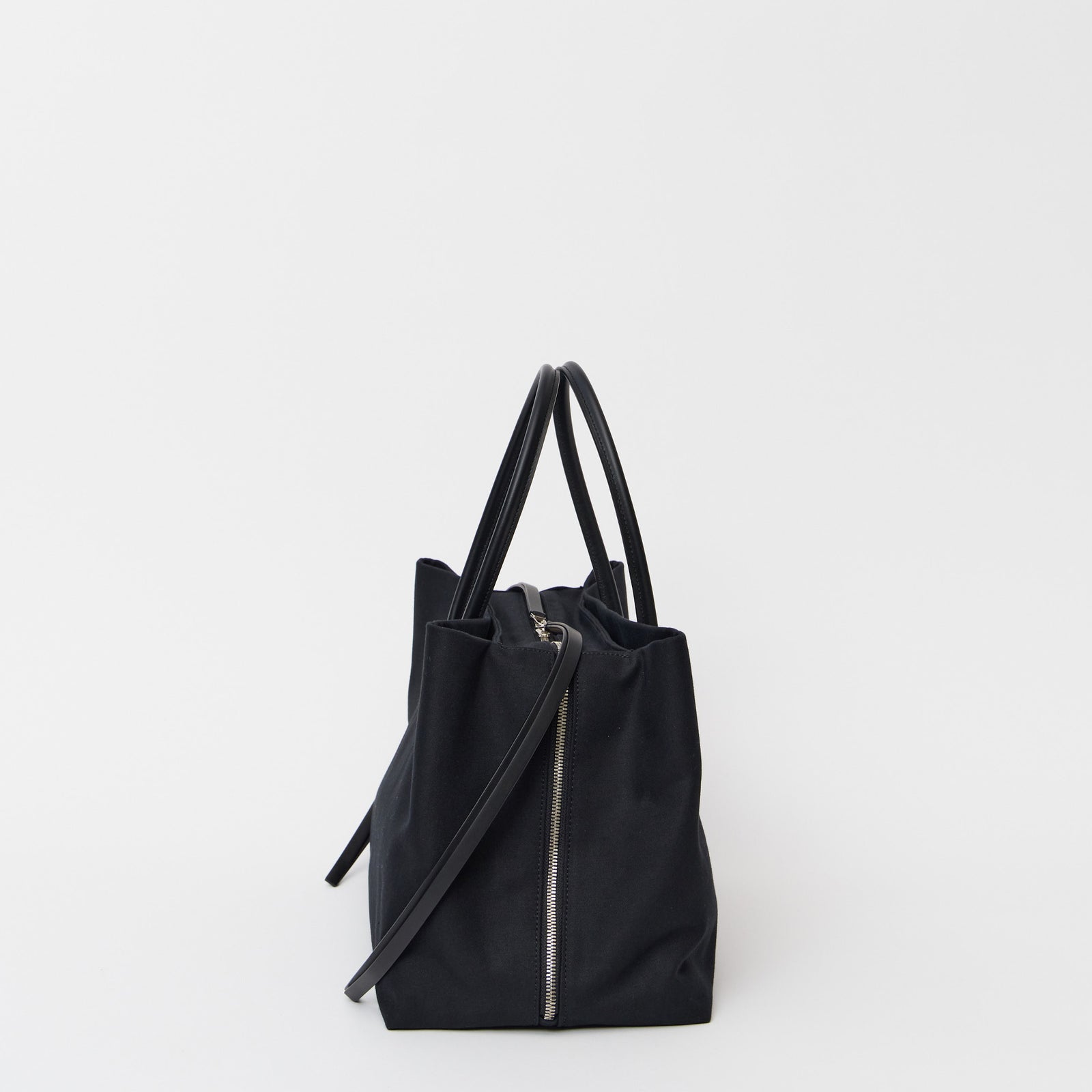 RIKYU - BLACK (COTTON×LEATHER) – MARY AL TERNA