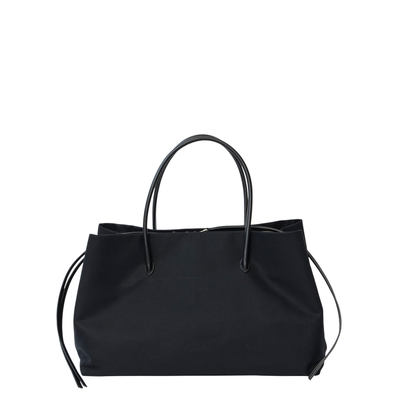 RIKYU - BLACK (COTTON×LEATHER) – MARY AL TERNA